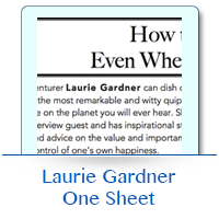 Laurie Gardner One Sheet